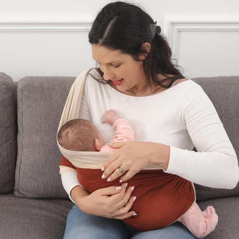 Kloovete 35 lbs. Baby Wrap Carrier, Perfect Baby Carrier Wrap Sling for Newborn and Infant up