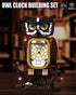 TYCOLE Set, 8-14 (964Pcs) Owl Clock Building Blocks STEM Building Toys with Functional Clock, Collectible Bird Display