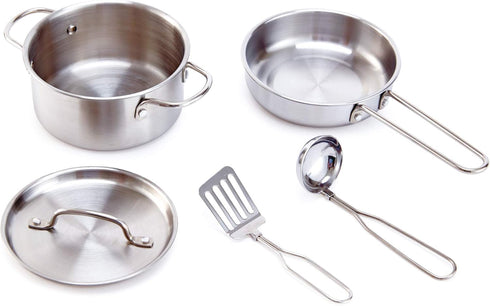 Hape 2-in-1 Kitchen & Grill Set Multicolor, Dimensions: L: 11.8, W: 9.1, H: 10.1 inch, Count of 6