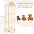 Adjustable,360 Stuffed Animal Storage,Stuff Animal Organizer Display Wood Zoo Animals Toy Holder with Length Swivel