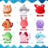 9 3.15 Inch Pcs Mini Sealife Stuffed Animals Stuffed Shark Turtle Ocean Animal Soft Plushies for Birthday Ocean Party