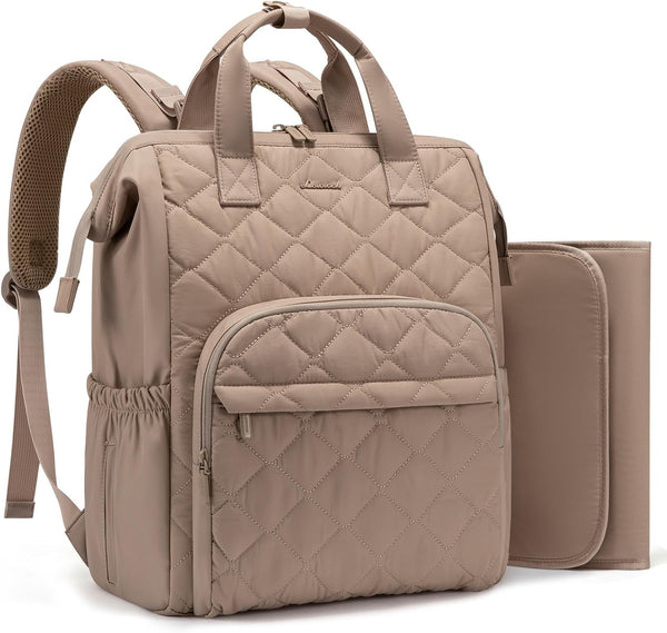 LOVEVOOK Diaper Bag Backpack, Baby Bag for Girl Boy with Changing Pad,