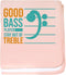 CafePress Bass Player Music Lover Treble Clef B Baby Blanket, Super Soft