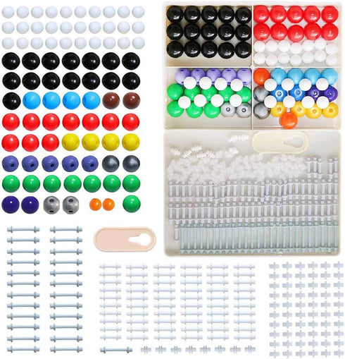 Chemistry Molecular Model Kit (239 Pieces), Student or Teacher Set for Organic and Inorganic Chemistry Learning, Motivate Enthusiasm for Learning and Raising Space Imagination
