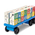 Melissa & Doug Educational Toy Wooden Truck Alphabet Blocks