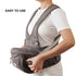 SUNVENO Toddler Hip Seat Carrier with Shoulder Straps, Open Front Baby Carrier with Waist Seat, Ergonomic Design