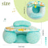 3-36 Upgraded Blublu Park Wider U-Shape Inflatable Sit Me Up Floor Seat for Baby Months, Travel Portable Baby Chair