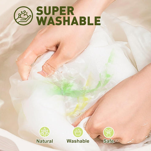 6 Jar Melo Washable Finger Paints Powder for Toddlers, Safe Paints for Baby's Hand and Feet, Non-Toxic Preschool Art