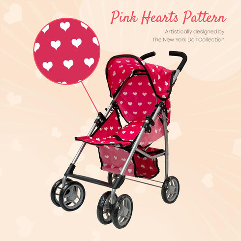 8 28 Baby Doll Stroller for Toddler Girls & Big Kids up to Years Old | Baby Stroller for Dolls, Toy Baby Stroller