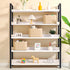 15"x11"x9.5", 3 Packs, ICERZCZ Decorative Storage Baskets for Organizing Shelves, Toy Basket for Nursery, Woven Cotton