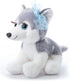 The Petting Zoo Lash'z Husky Stuffed Animal, 10 inches Plush Toy Gifts for Girls, Husky Dog