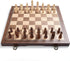15'' Set Package, Set AMEROUS Magnetic Wooden Chess for Adults Kids - with Folding Board, Gift Pieces Storage Slots