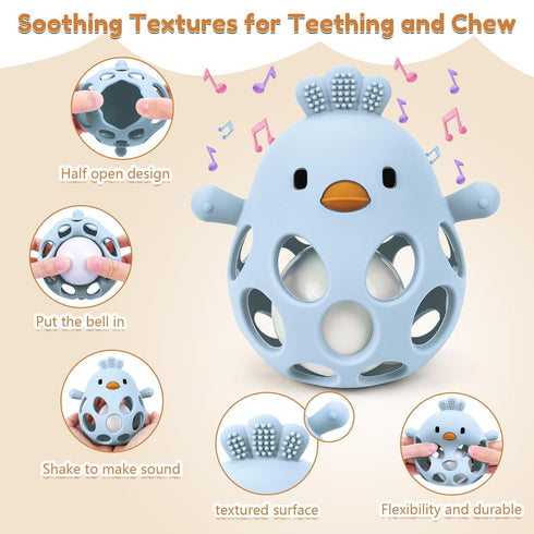 MCGMITT Portable Potty with Teething Toy Bundle for Babies
