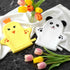 FNANJWQ 2 PCS Baby Bath Mitt Washcloths Gloves Panda Chicken Toddler Soft Washcloths for Kids Designed in Cute Animal