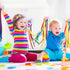 WILLBOND 3 Pieces Rainbow Hand Kite Ribbon, Dancing Ribbon Streamer with Wood Ring Educational Toys
