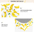 Mazeann Summer 52" 28" 9" Cute Banana Crib Sheets Soft Breathable Fitted Cotton Baby Crib Sheets Mattress Cover