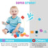 Hisine 46PCS 1 inch 3-8,10 3+(ESP. 3-8) Multiple Shapes Magnetic Blocks, Magnetic Building Blocks for Kids Ages Colors