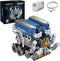 Sikewettx W16 Engine Building Kit (Twin V8 Design), 751 PCS to Build Your