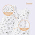 2-Way Zipper,2.5 6-12 Mosebears Sleep Sack Baby Winter Wearable Blanket with TOG Cotton Sleep Sack Unisex (White Star