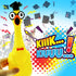 (3 1704-3p JA-RU Screaming Rubber Chicken Toy Units Assorted) Squeaky Chicken Toys for Kids. Funny Noise Maker Prank