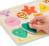 18+ B. toys Wooden Peg Puzzle for Kids Shapes, Colors, Animals Wooden Toys for Toddlers, Kids Months