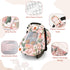 TANOFAR Car Seat Cover Baby, Winter Carseat Cover for Newborn, Infant Car Seat Cover with Windproof and Kick-Proof
