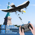 2.4GHZ 2CH 2 6-axis DEERC RC Plane, Remote Control Eagle Plane, RTF Airplane, Flying Bird with Batteries & Propeller