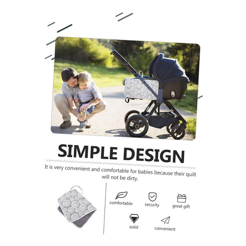 SUPVOX Portable Changing Pad Travel Diaper Change Mat Lightweight Reusable Diaper Cushion for Convenient