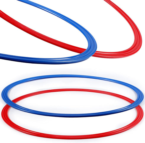 Libima Obstacle Course Ring Set, 12 Pcs Large Exercise Hoops for Gymnastics Practice & Educational Activities