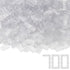 Feleph Transparent Clear 1×2 Tile, 700 Parts Flat Bricks for Smooth Surface Wall Floor, Toy Accessories