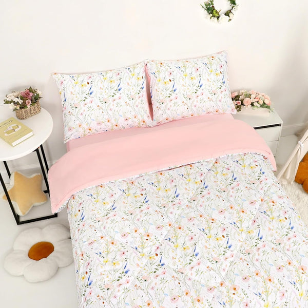 Twin Size Toddler Bedding Set for Girls- 5 Piece Toddler Girl Bedding,