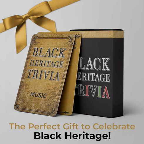 Black Heritage Trivia Game Fun & Educational Family Card Game Celebrate African American Culture with Friends & Family