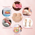 3 Sets Suction Plate for Baby, Silicone Owl Shape Toddler Plates with Spoon and Fork, Microwave Safe