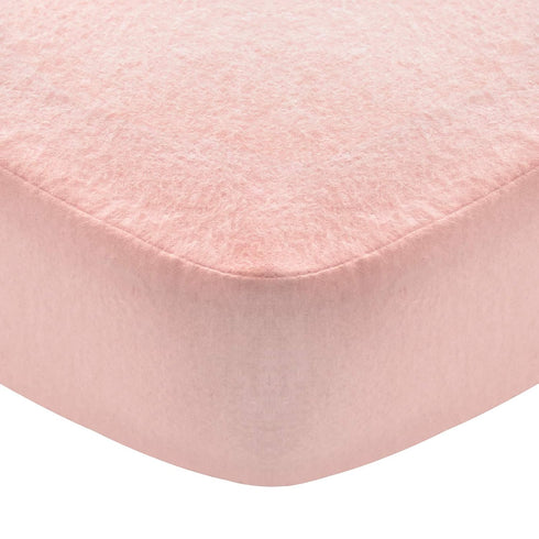 Flannel Crib Sheet for Girl, 100% Cotton Flannel, Heavenly Soft Fitted Crib