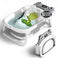 Baby Bathtub, Collapsible Newborn Bathtub for Infant to Toddler 0-24 Months with