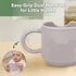 haakaa Silicone Toddler Cups, BPA Free Drop-Proof Training Open Cups for Baby 6 Months+, 5 Ounce (Suva Grey)