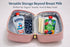 MaddiSol 2 Packs, Breast Milk Cooler Bag for Working Moms, Insulated Travel Bag with Ice Leakproof Breastmilk Storage