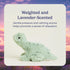 warmies Microwavable & Weighted Stuffed Animals, Green Long Neck Dinosaur - Heated Stuffed Animal Plushie for Warmth