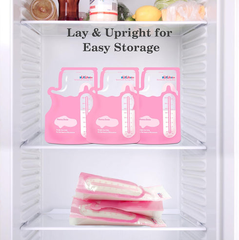 ZCBB Bags(300 Count)8oz Breastmilk Storage Milk Storage Bags for BreastfeedingBPA Free with Easy Pour Spout, Self
