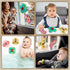 3PCS Suction Cup Spinner Toys for Babies, Sensory Bath Toys for 6-18 Months, Travel Essential for 1-3 Year Olds