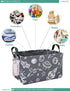 FANKANG Storage Basket, Nursery Hamper Canvas Laundry Basket with Waterproof PE Coating, Foldable for Office, Bedroom,