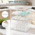 RISICULIS 3-Tier Countertop 2 Baby Bottle Organizer, Bottle Storage for with Double Magnetic Doors, Clear Plastic