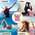 CQM 12x10 Inch, Seamless Pink Flamingo Wet Bags Flamingos Pattern Waterproof Travel Laundry Bags, Reusable Wet Dry Bag