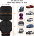 Gowhalle (Red-2pcs) Car Seat Protector, Non-Slip Rubber Padded Backing Seat Protector for Child Seats, Waterproof