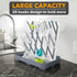 20 Countertop SpaceAid Baby Bottle Drying Rack with Hooks, Space Saving Kitchen Bottles Rack Dryer, Vertical Baby