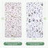 haakaa 100% (2pcs, 13" 27.5" Waterproof Changing Pad Liners, Cotton, Soft & Breathable x Honey Blossom+Vintage Garden)