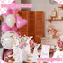 Blueweenly 8 Sets 15.7 Inch One Silly Goose Birthday Decoration Soft Silly Goose Stuffed Animal Hat with Wood Table