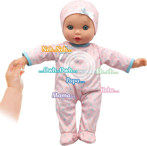 Crib Time Fun - New Adventures 12" Doll Playset for Children's Pretend Play, Ages 2+