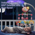 Lights,360Rotation 400 Mini Tudou Baby Crib Mobile with Music and Remote Control Musical Mobile for Crib