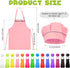 28 Set Handepo Pcs Kid Apron and Chef Hat Adjustable Bib Apron with Pockets for Kids Cooking Baking Painting Crafting